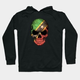 Saint Kitts Flag Skull Hoodie